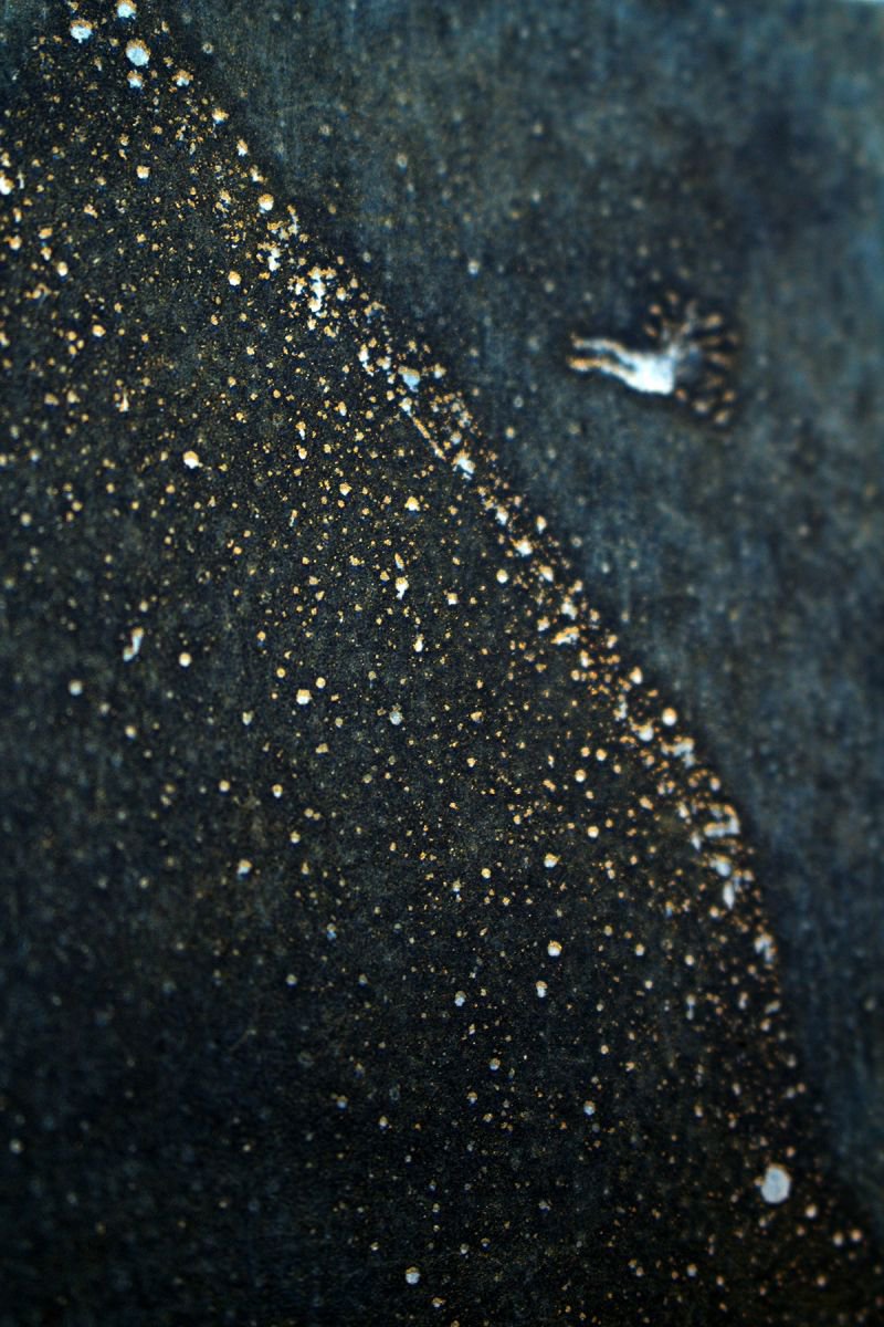 Abstract Etchings & Engravings By Rung Tsu Chang, 7 X 9", Se Ri?ver-La Nuit Du Voyage, Original Artwork