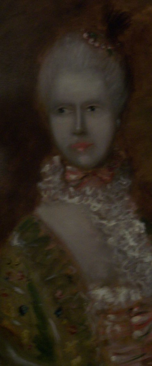 Gainsborough Lady (Oil on Canvas 30x20 inch) by Jack Bagley