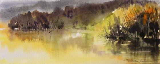 "Autumn impression on the river 2"
