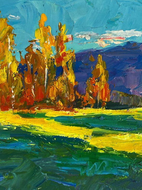 Golden Birch Forest
