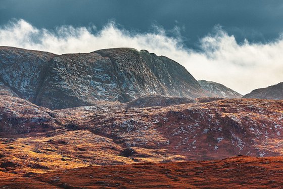Derryveagh Mountains in County Donegal, Ireland - Landscape Art Photo
