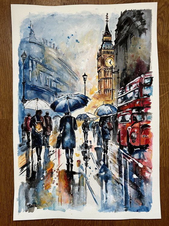 Rainy Day in London