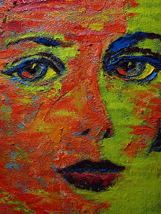 Original Oil Painting Woman