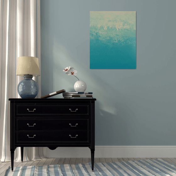 Teal Tide - Color Field