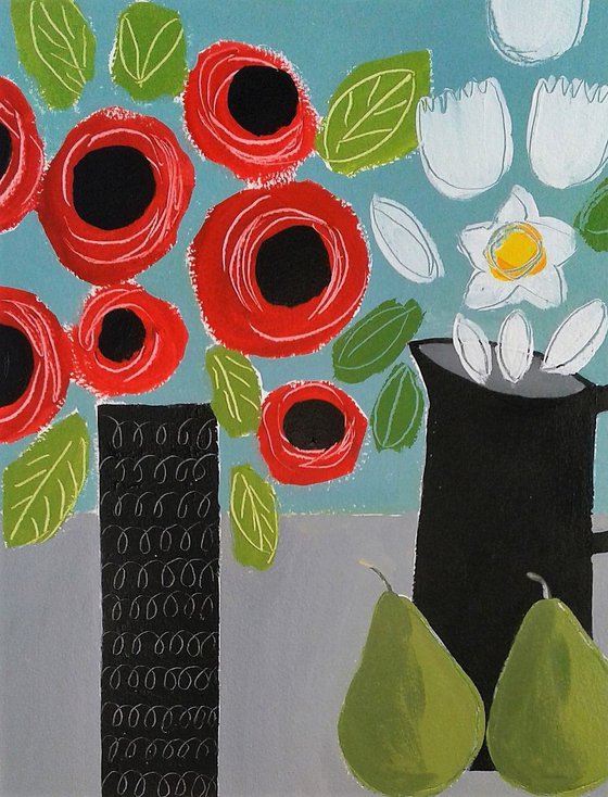 Flowers and Pears