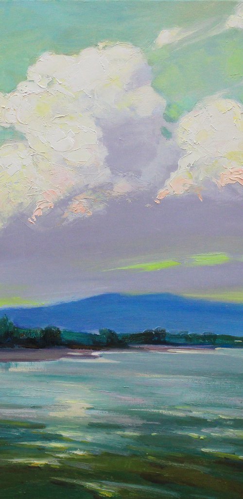 "Evening in green" by Alisa Onipchenko-Cherniakovska