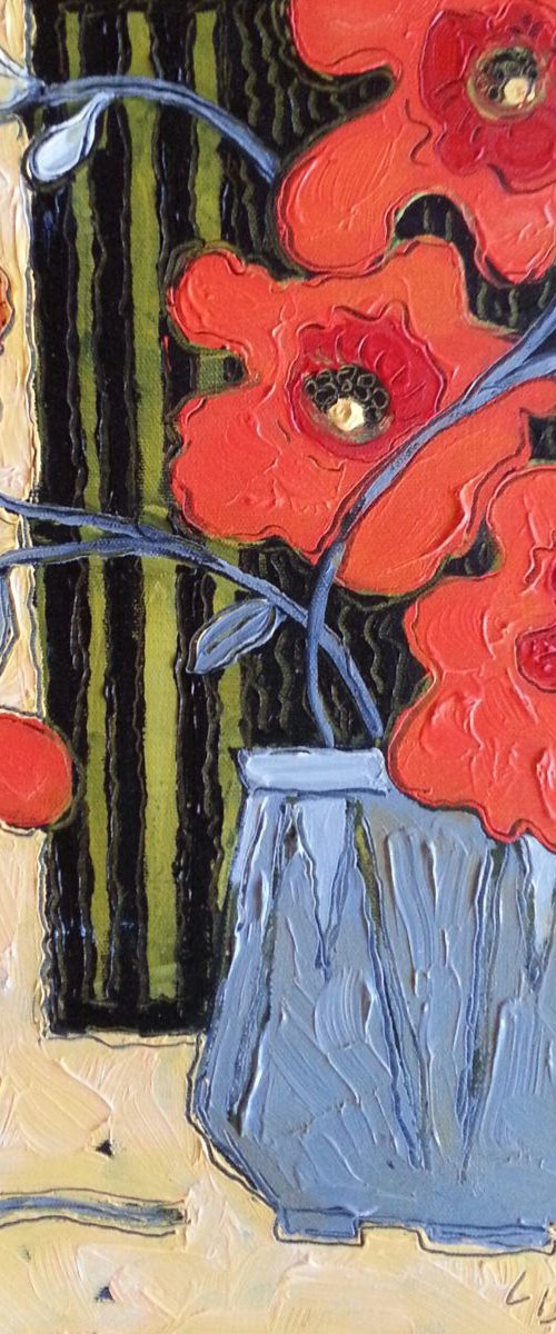 Poppy Bouquet by louise baker