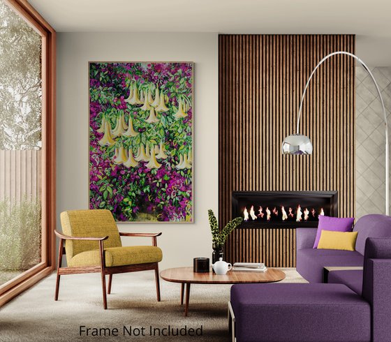 Bellflowers and Bougainvillea