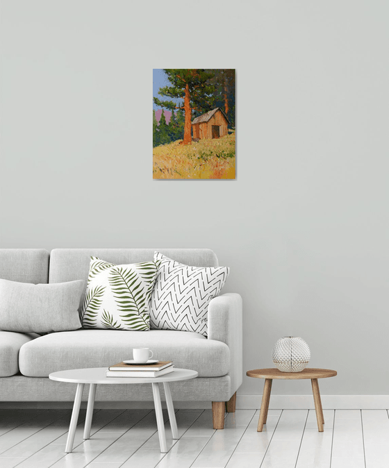 Old Cottage and Sequoia