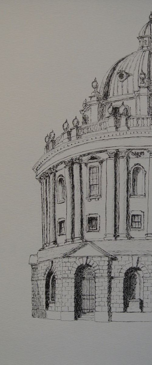 Radcliffe Camera, Oxford - An Original Ink Drawing by JANE  DENTON