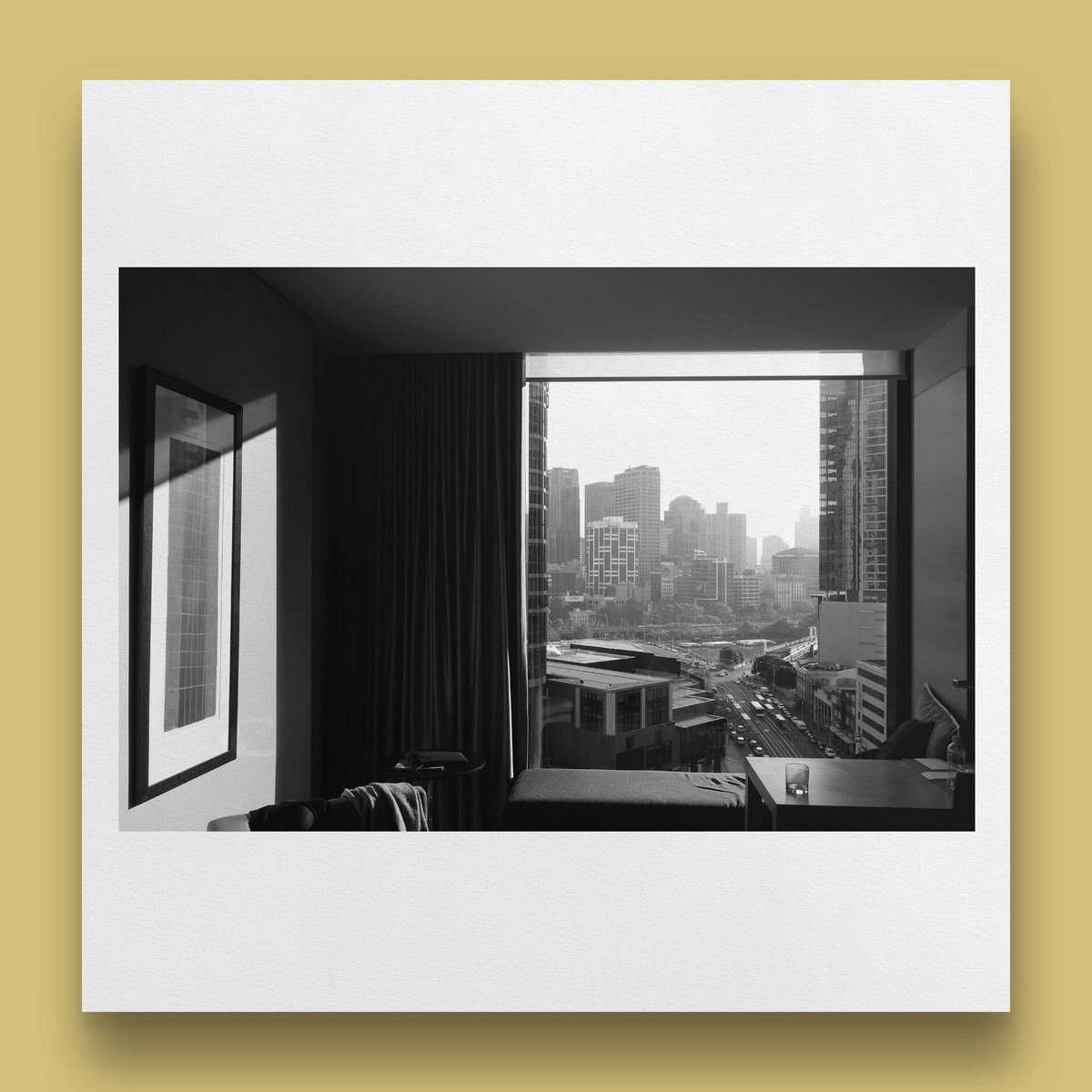 Cityscapes Photograph By Vincent Dupont-Blackshaw, 20 X 20", Hole In The Wall, Original Artwork