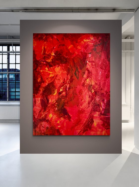 Terra M 3624 red abstract