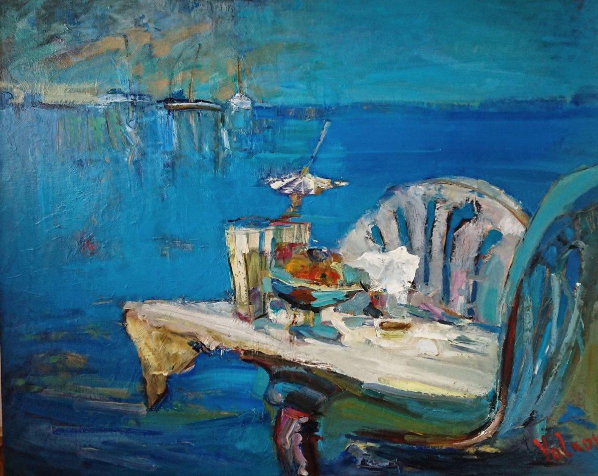 Table for two (Morning) by VIKTOR VOLKOV