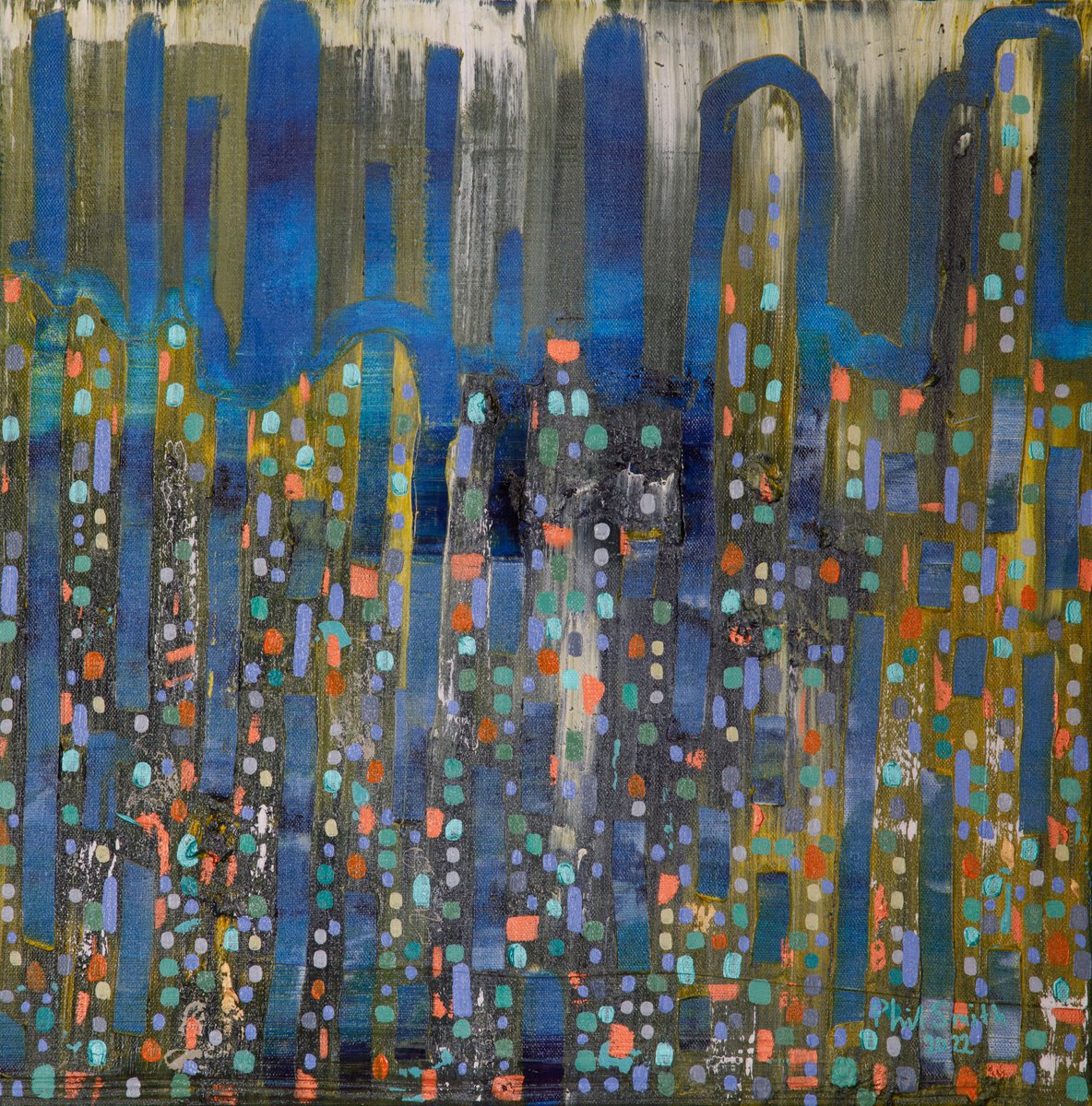 Metropolis 15 By Phil Smith, 20 X 20, Artwork For Sale On Artfinder