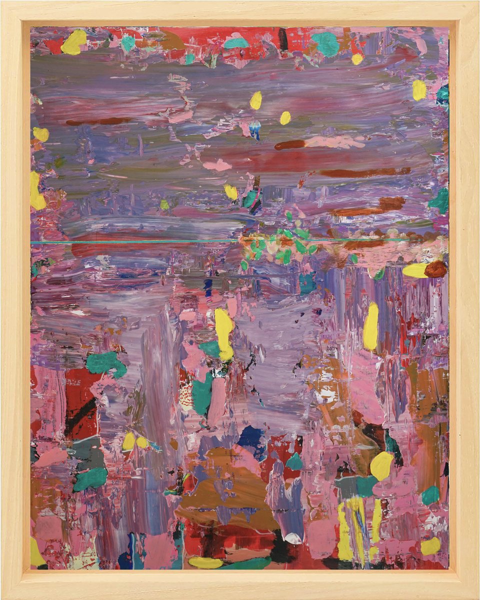 Organic Abstract Acrylic Painting By Geert Lemmers Fpa, 33 X 41, Liberation Of The Mind 325, Original Artwork