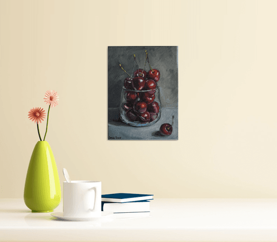 Sweet ripe cherry