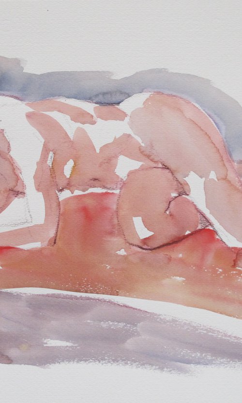 Reclining female nude by Rory O’Neill