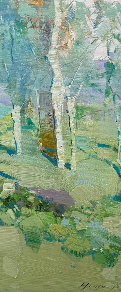 Birches by Vahe Yeremyan