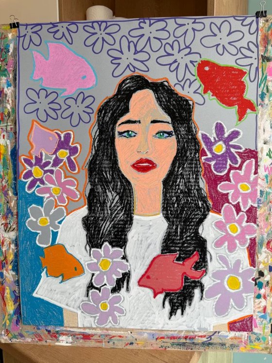 She Dreams in Color and Water