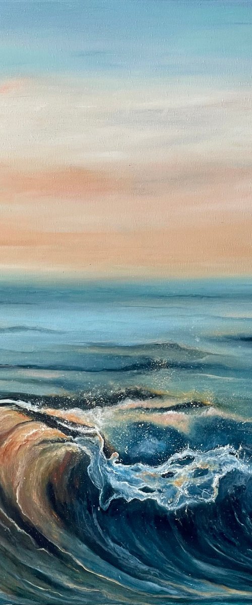 Sunny wave by Anastasiia Novitskaya