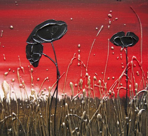 Red Sunset Landscape