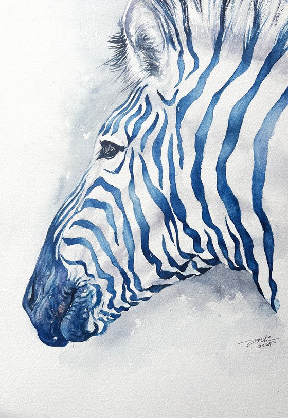 Blue Silence_Zebra