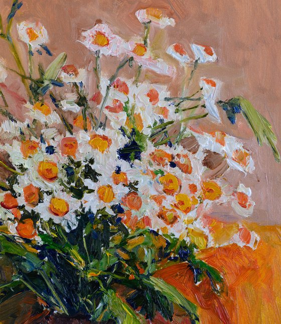 Summer Flowers. Chamomiles