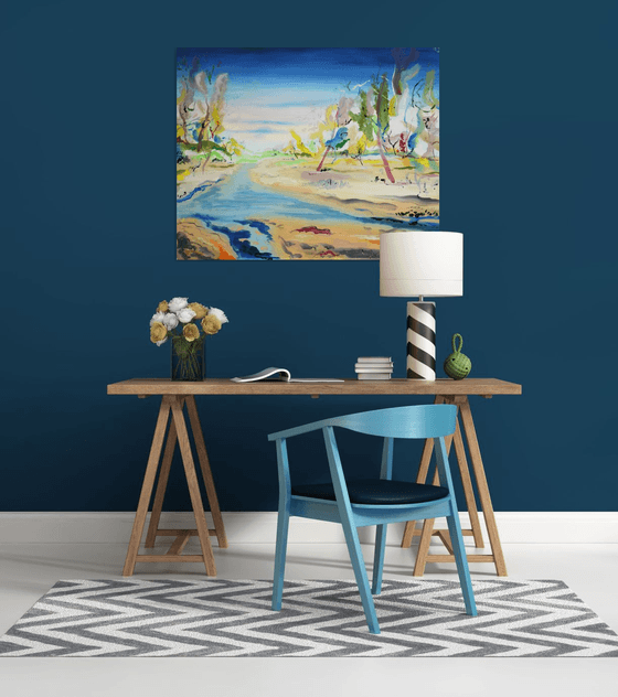 Morning in the river