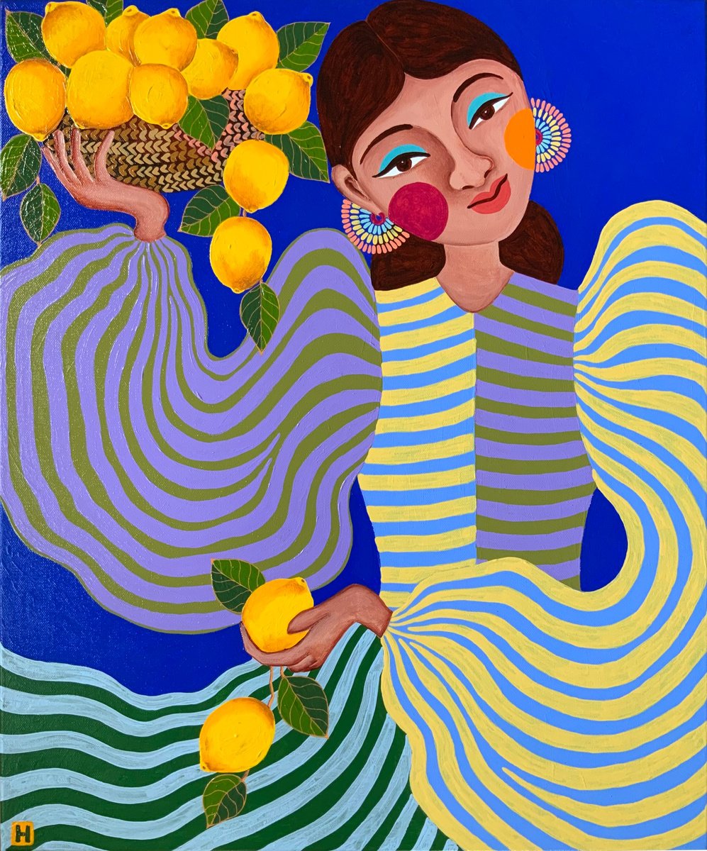 Aurora with Lemons by Hiranya R