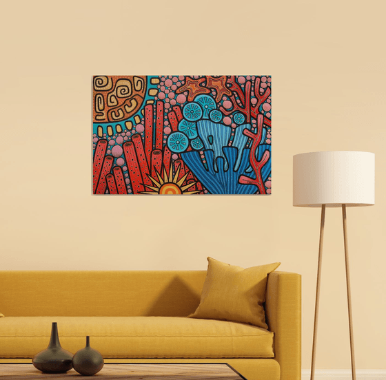 Coral reef pink