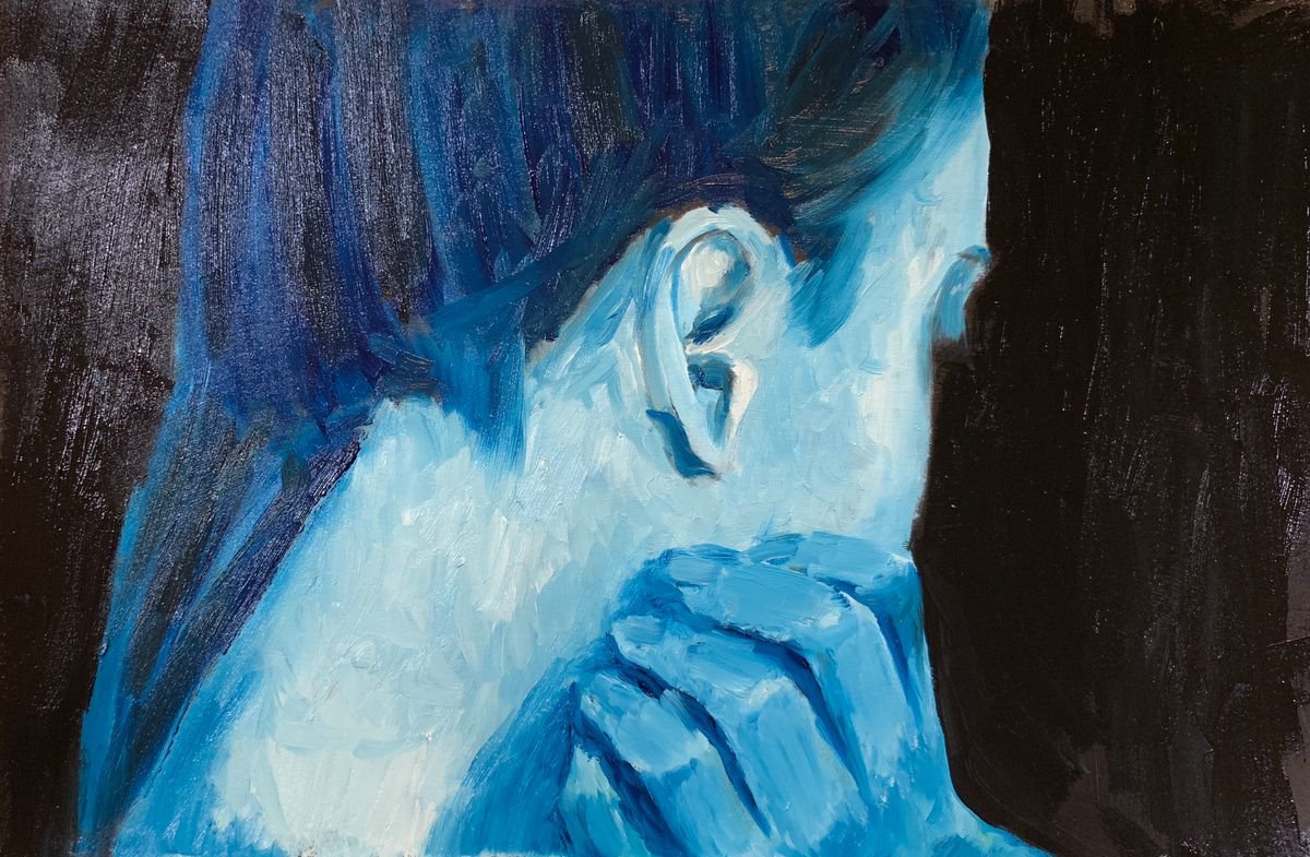 Girl In Blue by Ryan  Louder