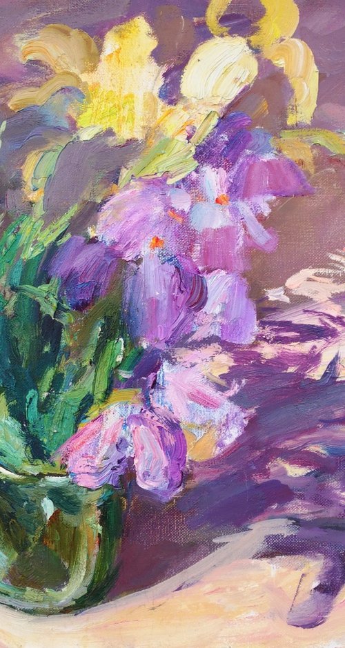 Irises by Olga Samar