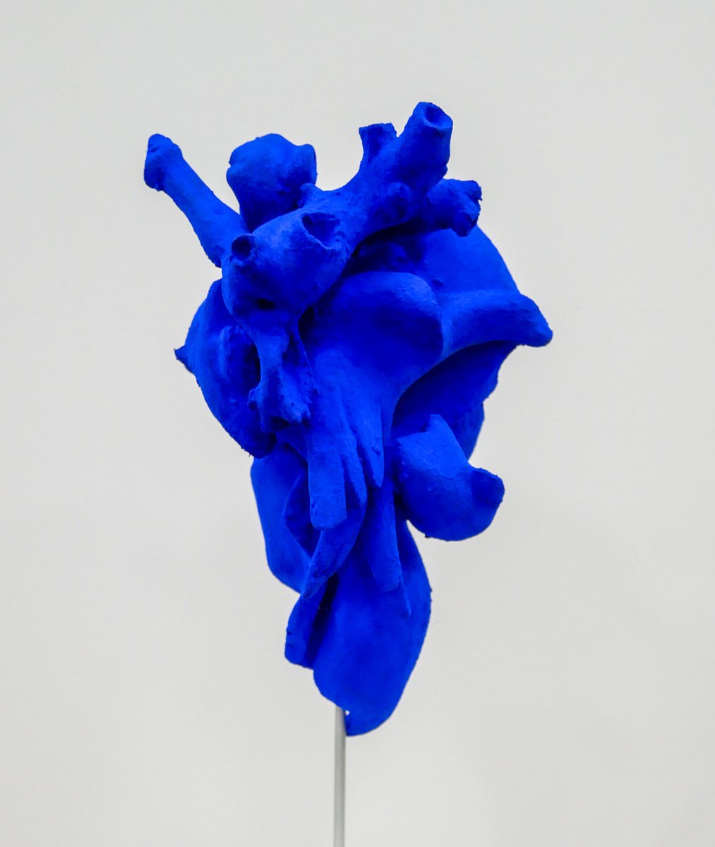 Organic Abstract Sculpture By Angeline Maas, 9 X 9, Les Chambres Bleus, Original Artwork