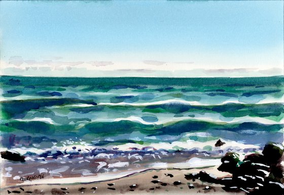 Beach sketch