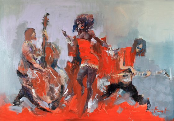 Jazz in red
