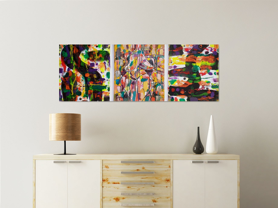 Erotic jazz (triptych)-II