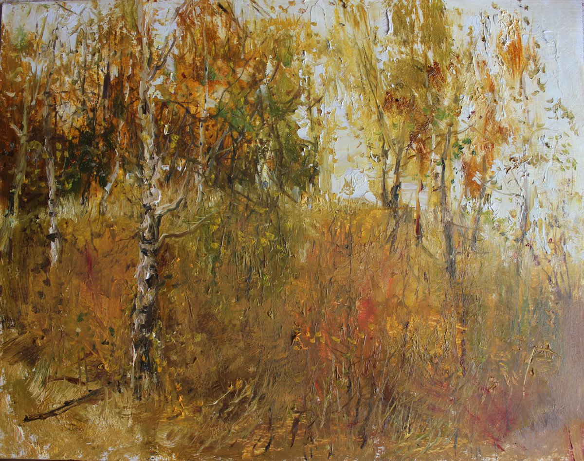 Autumn sketch by Aleksandra Kodentceva