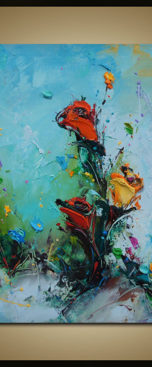 Roses,  Oil Painting by Stanislav Lazarov