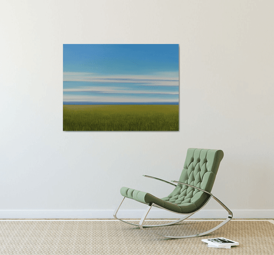 Fresh New Day - Blue Sky Landscape