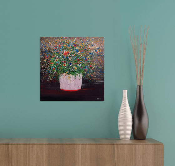 Posy- wildflower still life painting