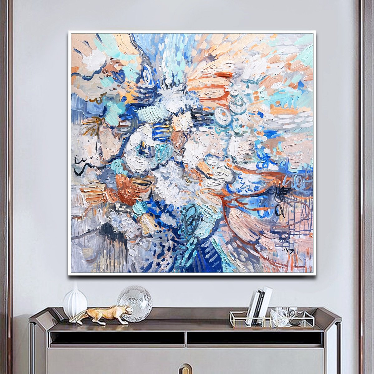  Cosmic Dance By Lana Guise, 39 X 39, Artwork For Sale On Artfinder