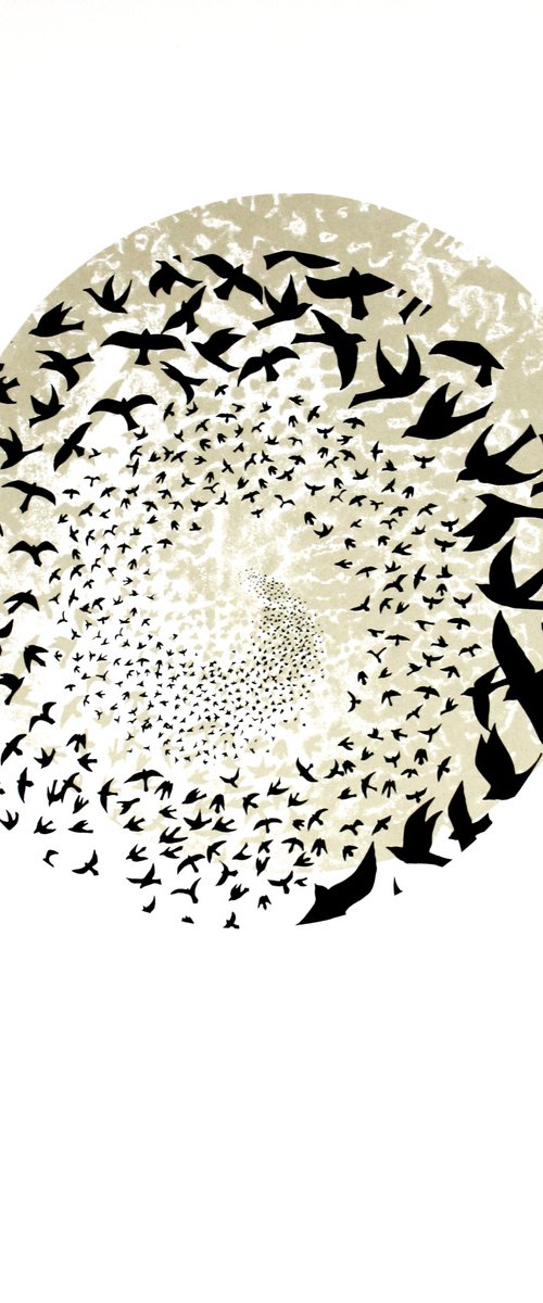 Patterns of Nature#4 Murmuration by Kath Edwards