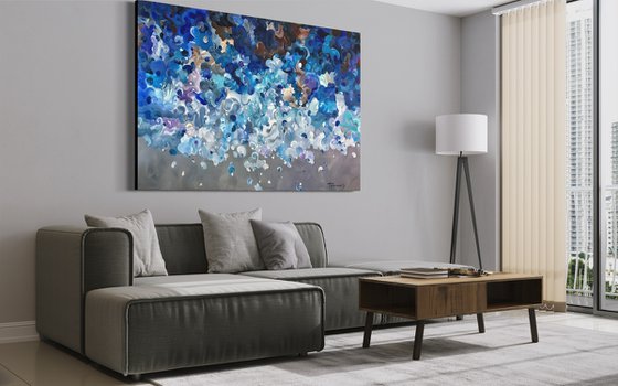 'Oceanum irides II' - 72x48"