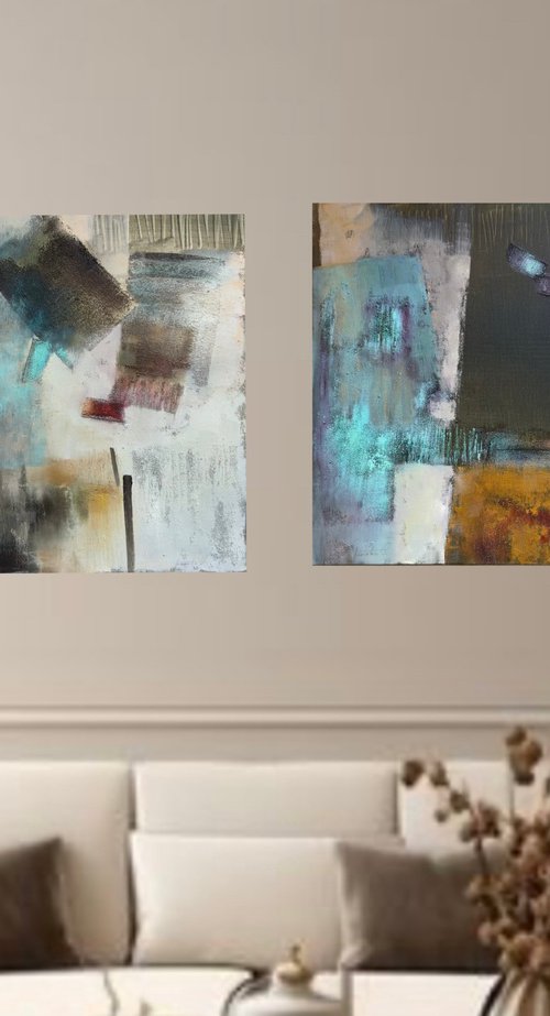 Abstract. Night adventures 2b by Olha Laptieva
