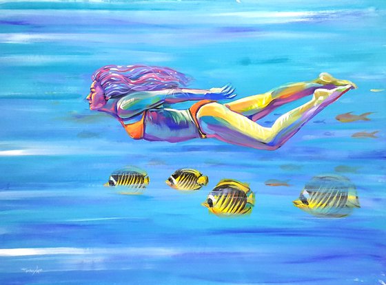 Underwater in the afternoon | Ocean | Exotic fishes