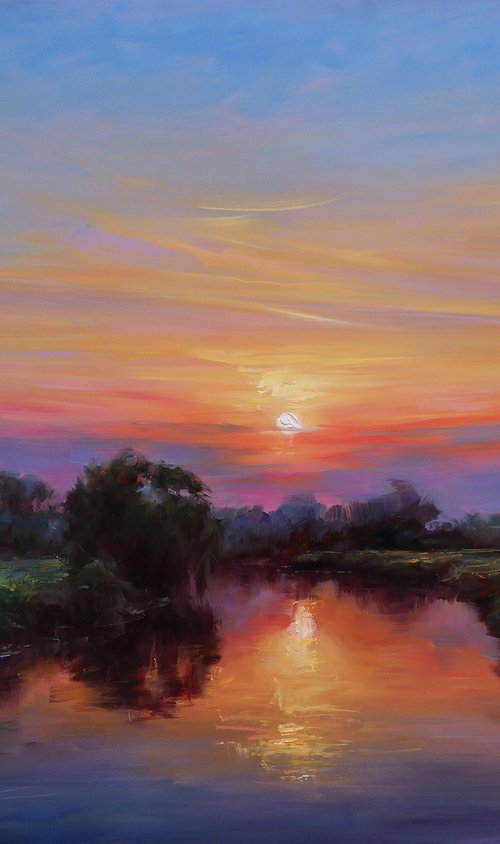 "Evening Meadow" by Gennady Vylusk