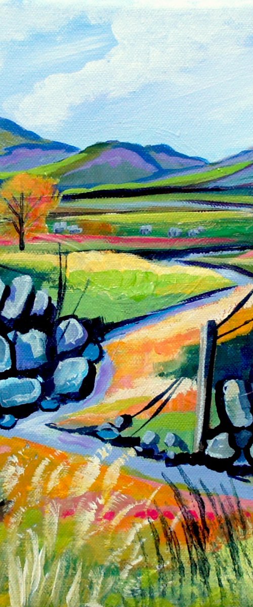 Lakeland View - Easedale Tarn by Julia  Rigby