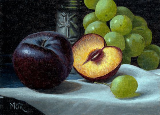 Plums and Grapes