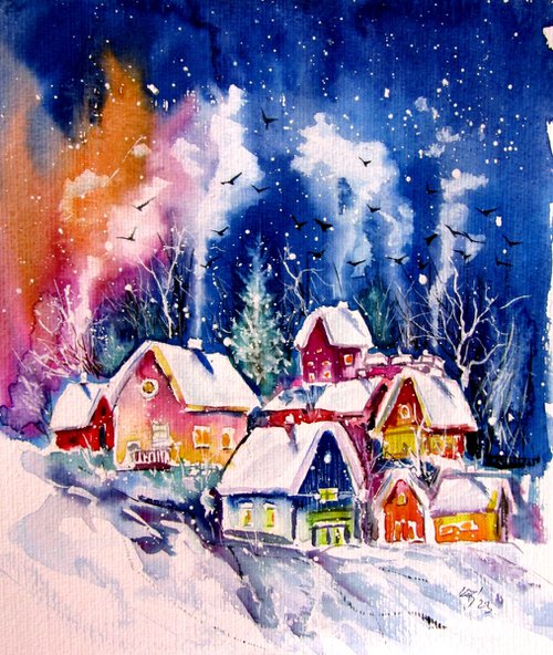Frozen village II by Kovács Anna Brigitta