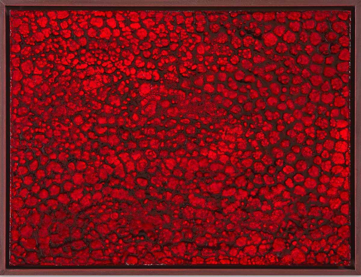 Abstract Painting By Xavi Castel, 25 X 33", Passion, Original Artwork